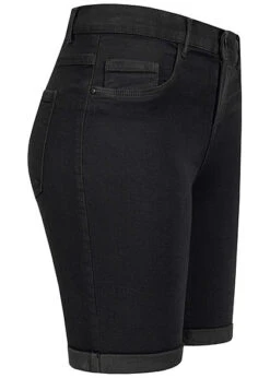 ONLY Damen NOOS Long Shorts 5-Pockets Mid-Waist Beinumschlag Schwarz Denim -ModeWelt Verkäufe 19031028 1