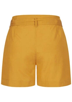 ONLY Damen High Waist Shorts Inkl. Bindegürtel 2-Pockets Knopfleiste Golden Spice Gelb -ModeWelt Verkäufe 20052622 2
