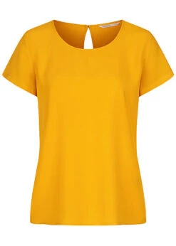 ONLY Damen NOOS Solid Blusen Shirt Golden Gelb