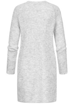 ONLY Damen NOOS Struktur Strickkleid Hell Grau Melange -ModeWelt Verkäufe 20094343 2