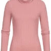Tom Tailor Damen Rollkragen Strukturpullover Longsleeve Cozy Rosa -ModeWelt Verkäufe 20120536