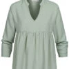 ONLY Damen NOOS 3/4-Arm V-Neck Bluse Jadeite Grün -ModeWelt Verkäufe 21020660