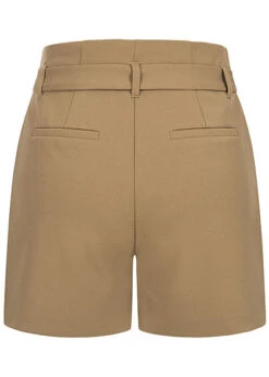 ONLY Damen High-Waist Shorts Inkl. Bindegürtel 2-Pockets Elmwood Hellbraun -ModeWelt Verkäufe 21041728 2