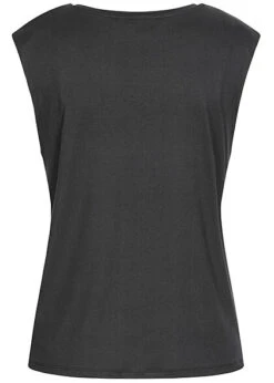 Brave Soul Damen Zweiteiler Set Top Mit Schulterpolster Radler Shorts Schwarz -ModeWelt Verkäufe 21052485 2