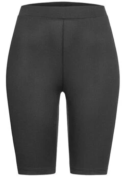 Brave Soul Damen Zweiteiler Set Top Mit Schulterpolster Radler Shorts Schwarz -ModeWelt Verkäufe 21052485 3