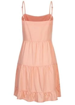 ONLY Damen Lyocell Trägerkleid Stufenoptik Peach Melba Orange -ModeWelt Verkäufe 21063181 2