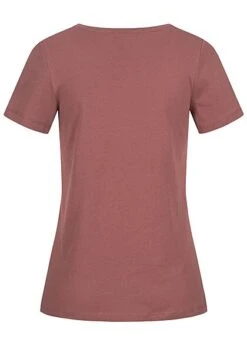 ONLY Damen Regular Fit T-Shirt Wild Heart Federn Print Mit Pailletten Rose Braun Bordeaux -ModeWelt Verkäufe 21063276 1