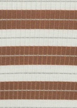 ONLY Damen V-Neck Lurex Longsleeve Glitzer Streifen Cloud Dancer Weiss Burro Braun -ModeWelt Verkäufe 21101213 2