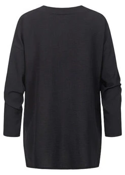 Styleboom Fashion Damen Bluse Longsleeve Knotendetail Vorne Schwarz 7 Styleboom Fashion Damen Bluse Longsleeve Knotendetail Vorne Schwarz -ModeWelt Verkäufe 21106749 2