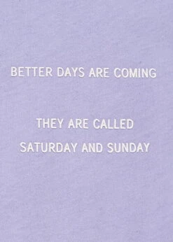 ONLY Damen T-Shirt BETTER DAYS Print Bright Weiss Lila -ModeWelt Verkäufe 21110370 2