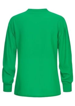 Styleboom Fashion Damen V-Neck Chiffon Bluse Mit Plisseefalte Vorne Grün 5 Styleboom Fashion Damen V-Neck Chiffon Bluse Mit Plisseefalte Vorne Grün -ModeWelt Verkäufe 21116956 1