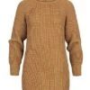 Styleboom Fashion Damen Mini Rollkragen Strickkleid Mit Seitl. Schlitzen Camel Braun -ModeWelt Verkäufe 21116973