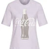 ONLY Damen 1/2 Arm T-Shirt Mit Coca Cola Print Box Fit Cosmic Sky Lila -ModeWelt Verkäufe 21120674