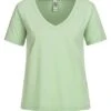 JACQUELINE DE YONG JDY By ONLY Damen NOOS Basic V-Neck Jersey T-Shirt Basil Grün -ModeWelt Verkäufe 22010035