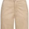 VILA Damen NOOS Kurze Hose 2 Pockets Umgeschlagener Saum Soft Camel Natural Beige -ModeWelt Verkäufe 22030033