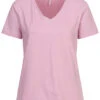 ONLY Damen Basic T-Shirt Mit V-Neck Lila