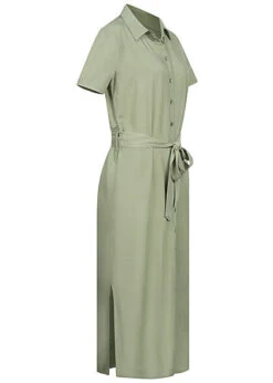 JACQUELINE DE YONG JDY By ONLY Damen Midi Hemdblusen Kleid Inkl. Bindegürtel Sea Spray Grün 6 JACQUELINE DE YONG JDY By ONLY Damen Midi Hemdblusen Kleid Inkl. Bindegürtel Sea Spray Grün -ModeWelt Verkäufe 22030327 1