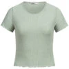 ONLY Damen NOOS Ribbed T-Shirt Mit Frilldetails Jadeite Grün -ModeWelt Verkäufe 22030624