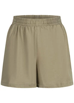 Only Damen High Waist Shorts Kurze Hose Mit Gummibund Mermaid Grün