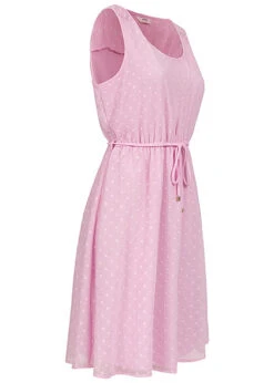 ONLY Damen Spitzenkleid Ärmellos Mit Bindedetail Strukturstoff Orchid Lila -ModeWelt Verkäufe 22040045 1