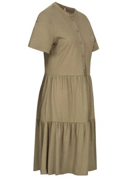 ONLY Damen Volant Kleid Kurzarm Und Knopfleiste Mermaid Grün 6 ONLY Damen Volant Kleid Kurzarm Und Knopfleiste Mermaid Grün -ModeWelt Verkäufe 22040049 1