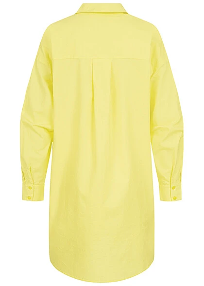 Vero Moda Damen Oversized Hemd Langarm Bluse Mit Knopfleiste Limeade Gelb 5 Vero Moda Damen Oversized Hemd Langarm Bluse Mit Knopfleiste Limeade Gelb – Bild 3