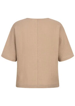 Vero Moda Damen Oversized T-Shirt Top Mit V-Neck Nomad Beige -ModeWelt Verkäufe 22040253 1