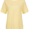 ONLY Premium Damen Shirt Top Mit Rundhals Kurzarm French Vanilla Gelb -ModeWelt Verkäufe 22040344