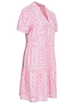 ONLY Damen V-Neck Viskose Kurzarm Kleid Mit Geo Print Sachet Pink Weiss 6 ONLY Damen V-Neck Viskose Kurzarm Kleid Mit Geo Print Sachet Pink Weiss -ModeWelt Verkäufe 22040694 1
