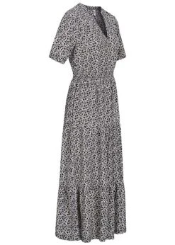 JACQUELINE DE YONG JDY By ONLY Damen V-Neck Maxikleid M. Smokdetail Blumen Muster Cloud Weiss Schwarz 6 JACQUELINE DE YONG JDY By ONLY Damen V-Neck Maxikleid M. Smokdetail Blumen Muster Cloud Weiss Schwarz -ModeWelt Verkäufe 22040762 1