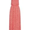 ONLY Damen Viskose Maxikleid Taillengummibund Blumen Print Verstellb. Träger Rot Weiss -ModeWelt Verkäufe 22050034