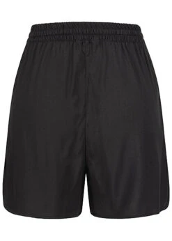 ONLY Damen Basic Viskose Midi Shorts Mit Ziernähten & Tunnelzug Schwarz -ModeWelt Verkäufe 22050160 2