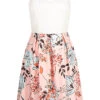 Cloud5ive Damen V-Neck Kleid Mit Blumen Print & Verstellb. Trägern Weiss Rosa 2 Cloud5ive Damen V-Neck Kleid Mit Blumen Print & Verstellb. Trägern Weiss Rosa -ModeWelt Verkäufe 22056568