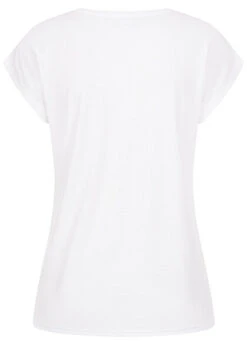 Seventyseven Lifestyle Damen Disney T-Shirt Minnie Mouse Print Weiss Schwarz Gold -ModeWelt Verkäufe 22069010 1