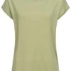 Vero Moda Damen NOOS T-Shirt Top Mit Ärmelumschlag Reseda Grün -ModeWelt Verkäufe 22120021