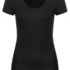 VILA Damen NOOS Basic T-Shirt Mit Rundhals Schwarz -ModeWelt Verkäufe 23010005