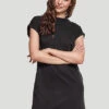 Urban Classics Damen Kurzarm Kleid Mit Rundhals Schwarz 1 Urban Classics Damen Kurzarm Kleid Mit Rundhals Schwarz -ModeWelt Verkäufe 23010035