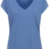 VILA Damen NOOS Tencel Modal V-Neck T-Shirt Federal Blau 1 VILA Damen NOOS Tencel Modal V-Neck T-Shirt Federal Blau -ModeWelt Verkäufe 23030001