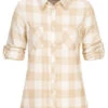 Urban Classics Damen Bluse Turn Up Hemd Karo Muster Whitesand Lighttaupe Weiss 2 Urban Classics Damen Bluse Turn Up Hemd Karo Muster Whitesand Lighttaupe Weiss -ModeWelt Verkäufe 23030203