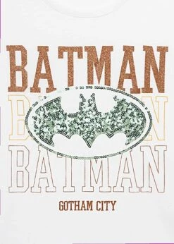 Cloud5ive Damen T-Shirt Mit Warner Bros. Batman Print Weiss -ModeWelt Verkäufe 23049027 2