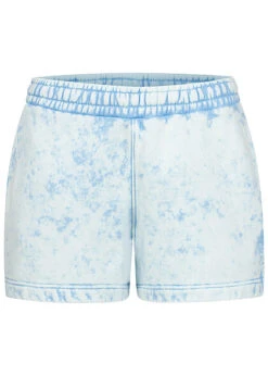 Urban Classics Ladies Towel Washed Shorts 2-Pockets Baltic Blau