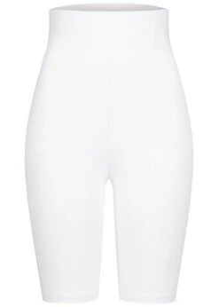 Urban Classics Damen High Waist Shorts Leggings Weiss