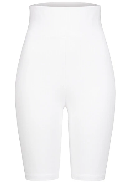 Urban Classics Damen High Waist Shorts Leggings Weiss