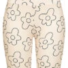 Urban Classics Damen High Waist Shorts M. All Over Print Softseagrass Flower Beige -ModeWelt Verkäufe 23050060