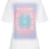 Days Beyond Damen T-Shirt Mit Note From Universe Print Weiss -ModeWelt Verkäufe 23050074