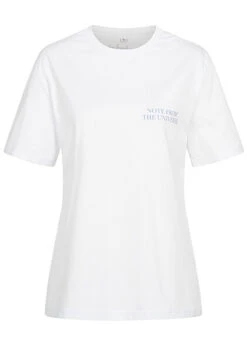 Days Beyond Damen T-Shirt Mit Note From Universe Print Weiss -ModeWelt Verkäufe 23050074 1